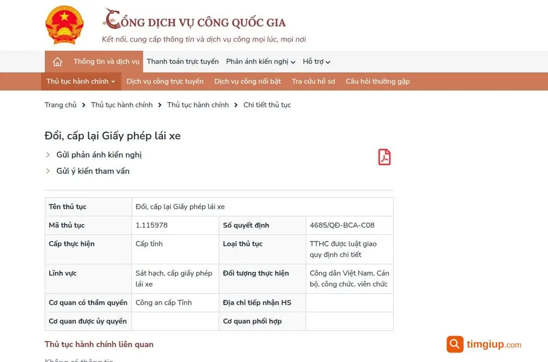 Mất giấy phép lái xe cấp lại 115.000đ, chỉ nộp online, 1 ngày làm việc