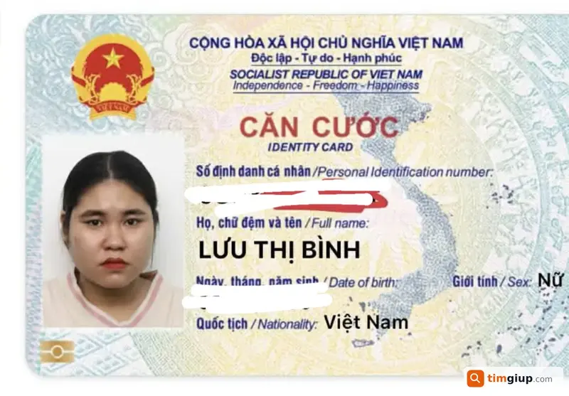 Tìm ví và giấy tờ tùy thân tên Lưu Thị Bình tại Quận 9, TP.HCM