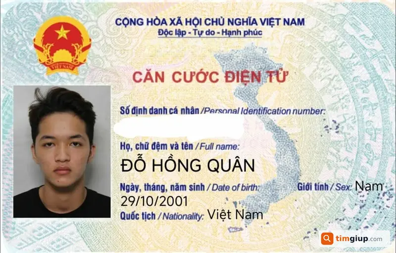 Tìm ví màu đen và giấy tờ mang tên Đỗ Hồng Quân