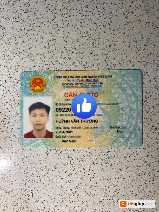 Tìm lại CCCD tên Huỳnh Văn Trường tại trạm dừng chân Huế