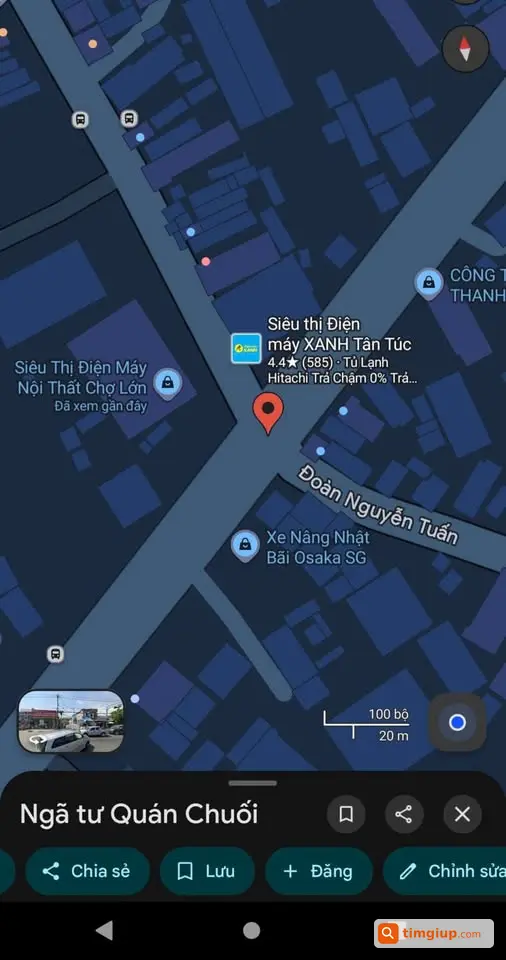 Rơi Túi Đeo Chéo Đen Tại Ngã Tư Quán Chuối, Tân Nhựt