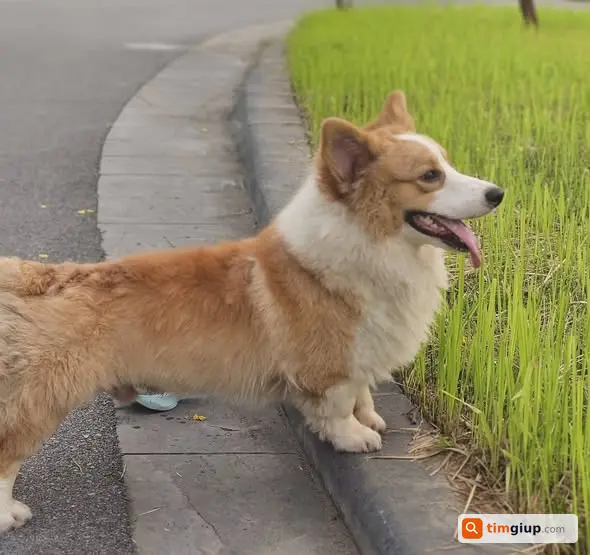 Tìm chó Corgi màu vàng tên Xu lạc tại Việt Hưng, Hà Nội