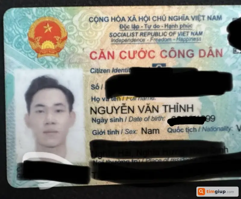 Tìm ví da màu đen tên Nguyễn Văn Thỉnh