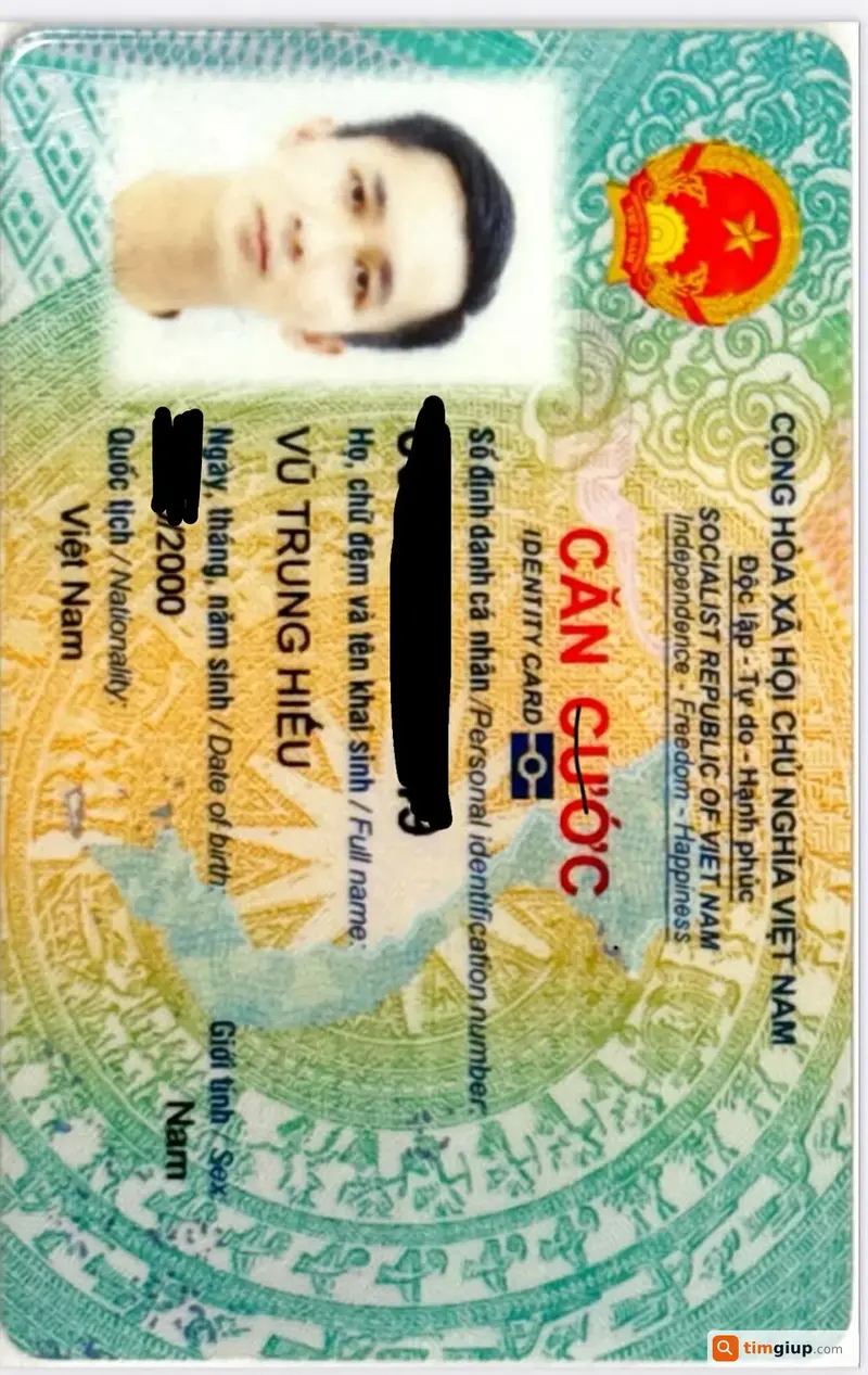 Tìm ví màu đen đánh rơi tại TP. Hồ Chí Minh - Tên Vũ Trung Hiếu