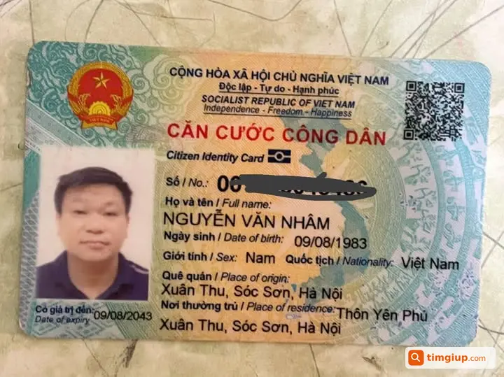 Giấy Tờ Thất Lạc, Mong Người Nhặt Được Liên Hệ Giúp Tôi