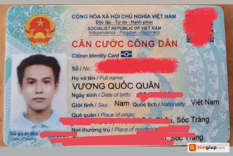 Tìm ví nam màu đen chứa CCCD và giấy tờ rơi miền Nam
