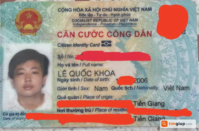 Tìm ví giấy tờ mang tên Lê Quốc Khoa trên tuyến Võ Văn Kiệt