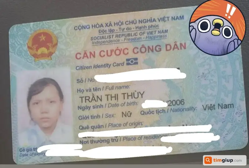 Tìm ví đánh rơi chứa giấy tờ tên Trần Thị Thùy tại TP. Hồ Chí Minh