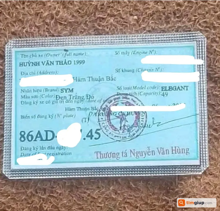 Tìm ví đánh rơi tại đường Võ Văn Kiệt, TP. Phan Thiết, Bình Thuận