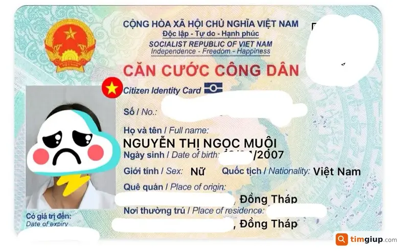 Tìm ví giấy tờ của Nguyễn Thị Ngọc Muội tại Cần Thơ