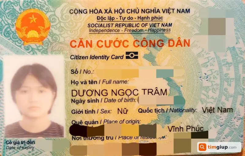 Tìm CCCD và GPLX tên Dương Ngọc Trâm tại Hà Đông, Hà Nội
