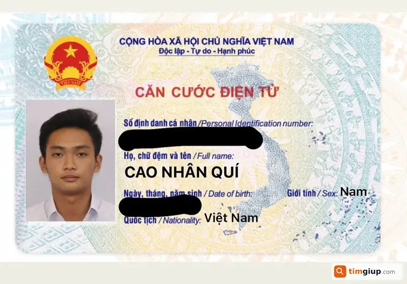 Tìm ví và giấy tờ tùy thân của anh Cao Nhân Quí tại Quận Tân Phú, TP.HCM