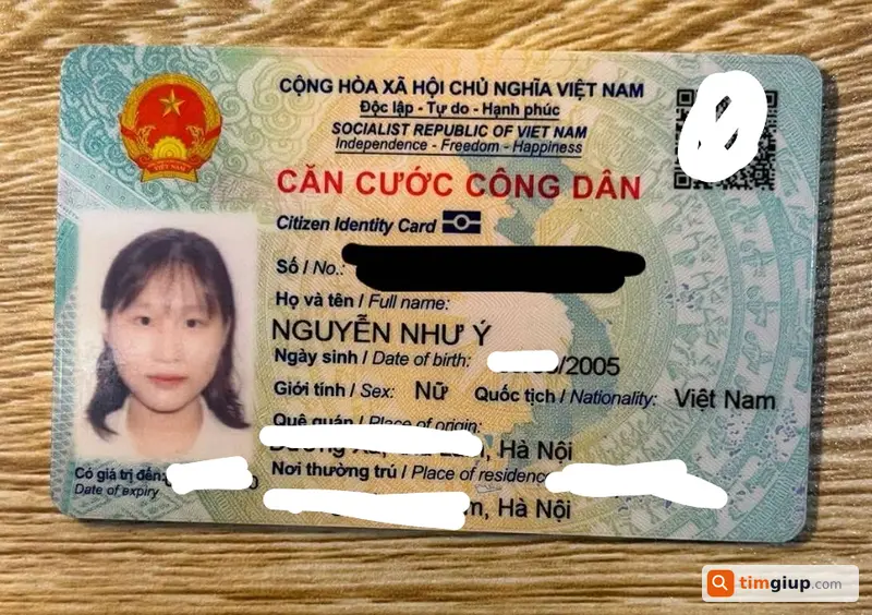 Tìm CCCD tên Nguyễn Như Ý rơi tại Đà Nẵng ngày 25/04/2026