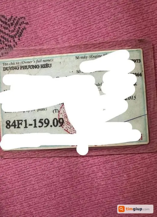 Tìm giấy tờ xe bị mất