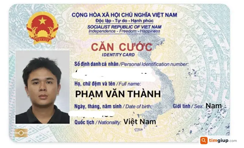 Tìm giấy tờ tùy thân tên Phạm Văn Thành (1998) tại Quốc Oai, Hà Nội