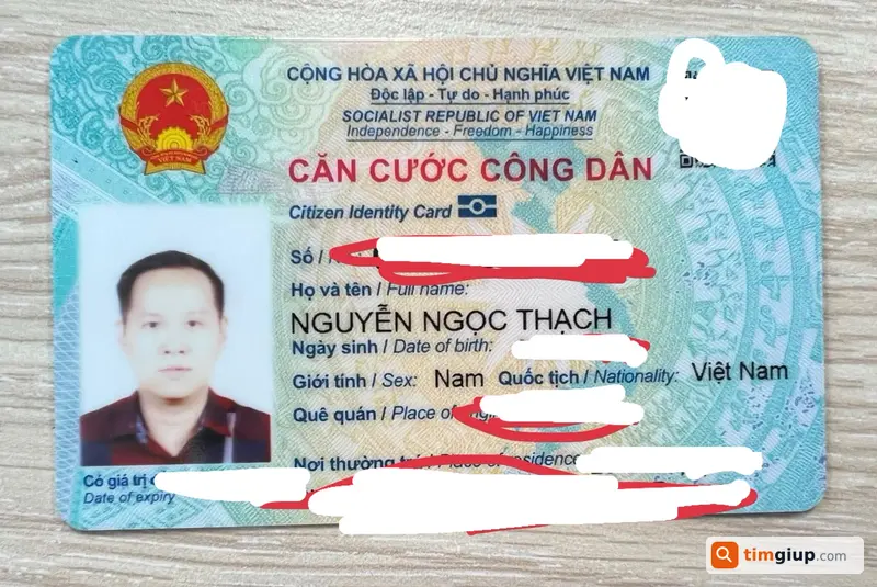 Tìm ví cùng giấy tờ mang tên Nguyễn Ngọc Thạch tại Bình Dương