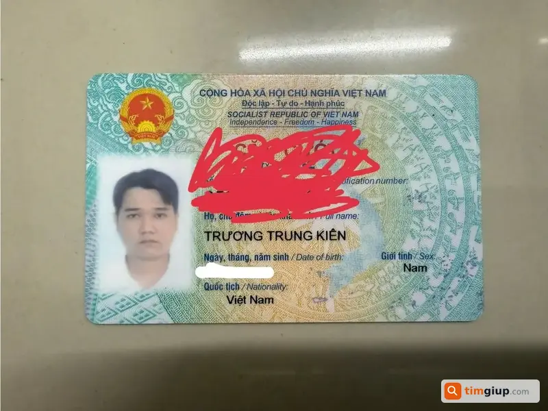 Tìm Ví Giấy Tờ Mang Tên Trương Trung Kiên Tại Tân Bình