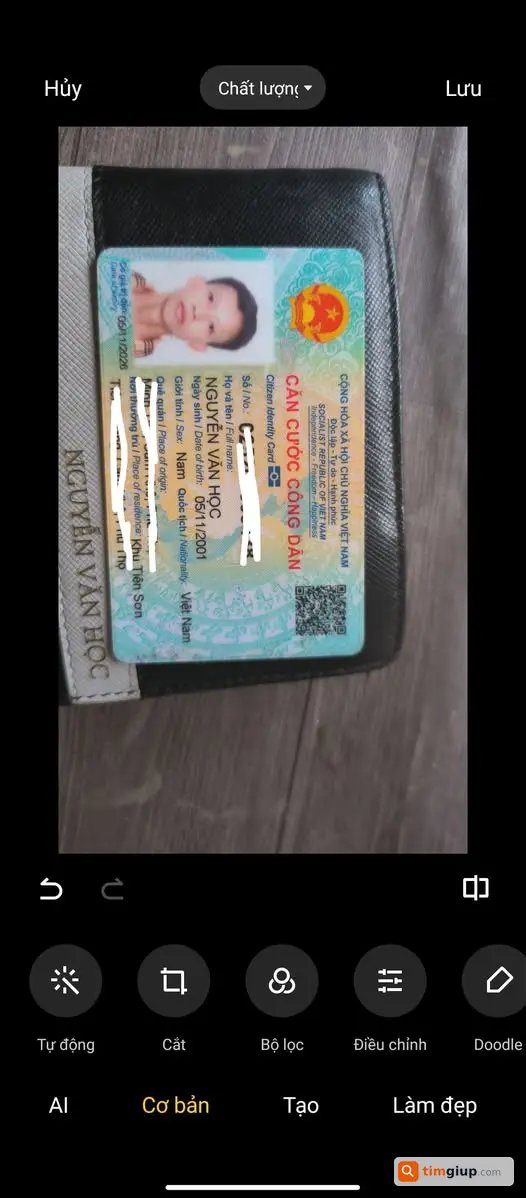 Mất ví tại Hồ Tây