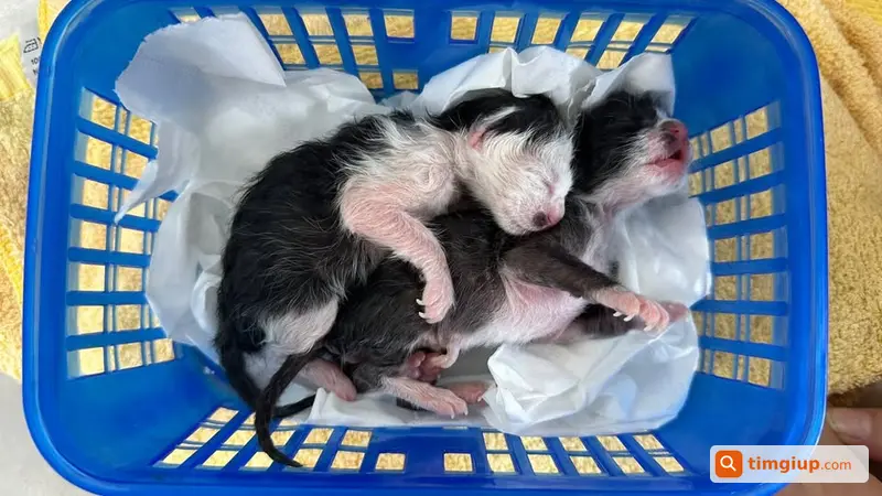Xin Sữa Cho Mèo Con Tại Nguyễn Đức Cảnh, Hoàng Mai