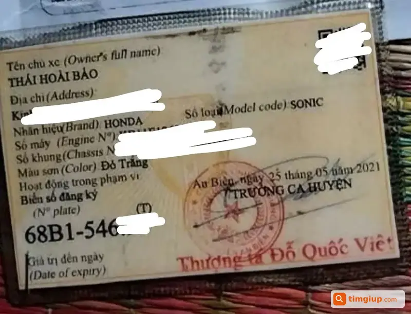 Tìm Giấy Tờ Trần Văn Lộc Rơi Trên Đường Đồng Nai