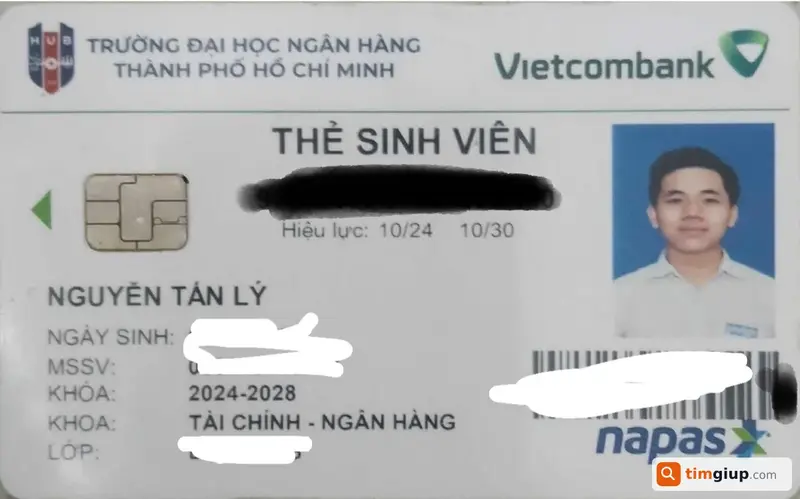 Tìm ví giấy tờ của bạn Nguyễn Tấn Lý tại khu vực Thủ Đức, TP.HCM