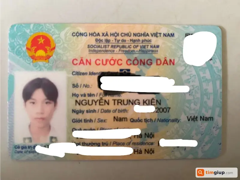 Tìm ví và giấy tờ tùy thân của anh Nguyễn Trung Kiên tại Hà Nội