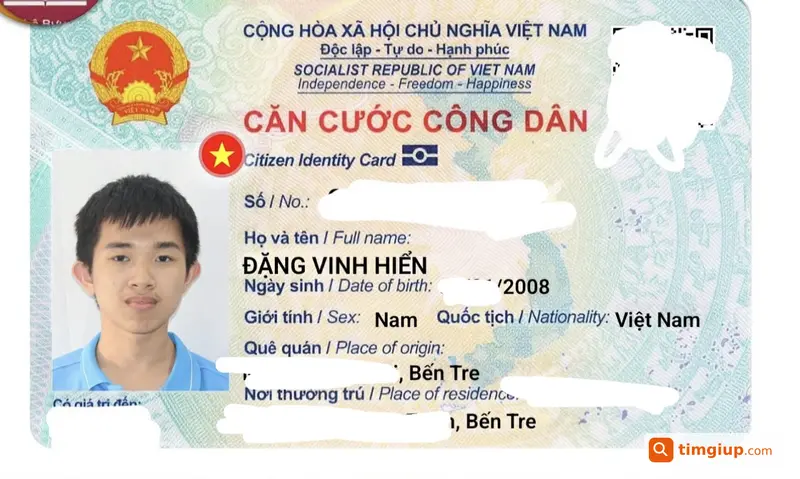 Rơi Tệp Hồ Sơ Có Cccd Tên Đặng Vinh Hiển Tại Thủ Đức