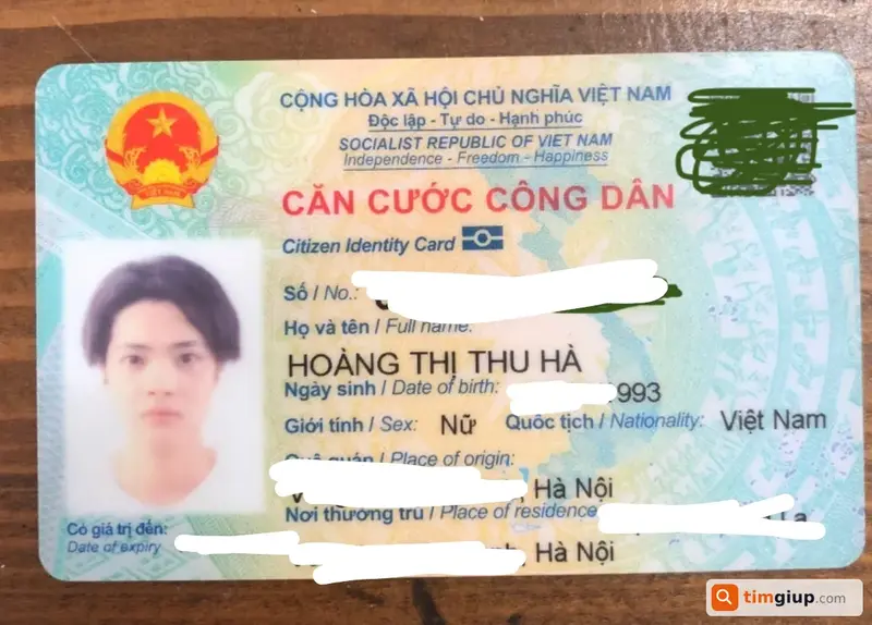 Tìm ví da màu nâu của chị Hoàng Thị Thu Hà tại Hà Nội