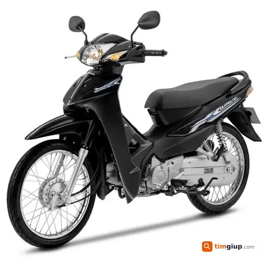 Tìm xe máy Wave đen dán decal Mickey biển số 28L1-23366
