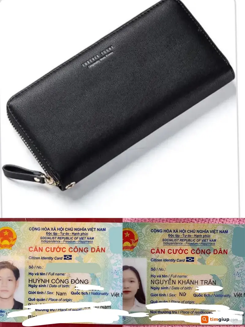 Tìm ví và giấy tờ tùy thân tên Nguyễn Khánh Trân tại Đà Nẵng