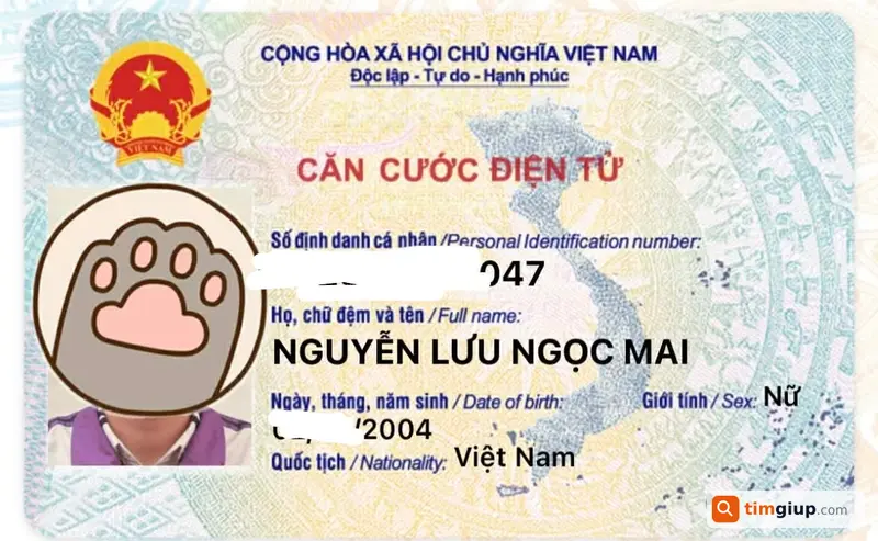 Mất ví đen CCCD Nguyễn Lưu Ngọc Mai ở Ngô Quyền, HP
