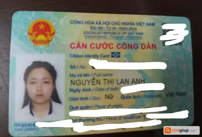 Tìm ví đánh rơi của bạn Nguyễn Thị Lan Anh tại Hà Nội
