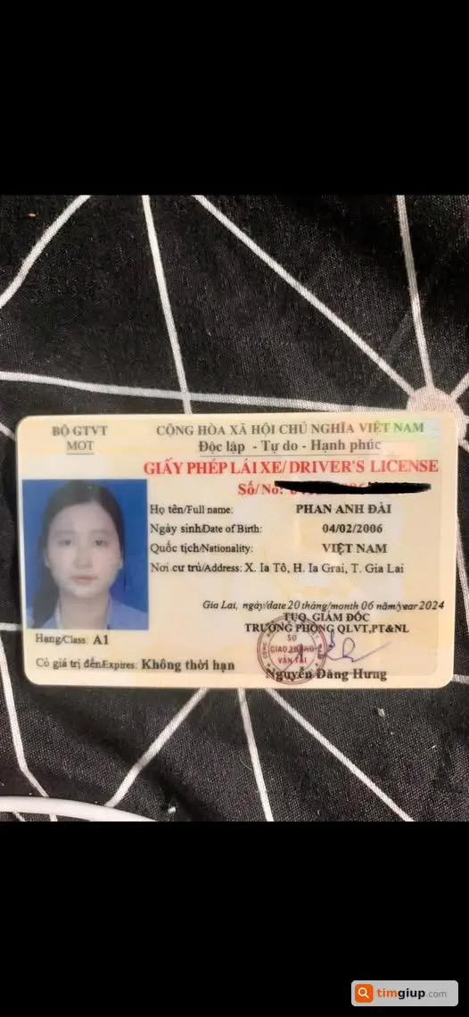 tìm ví da đen thất lạc khu Đông Hưng Thuận Quận 12 TP.HCM