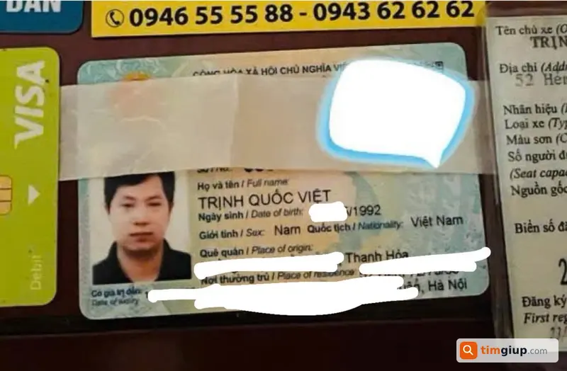 Tìm ví giấy tờ CCCD, GPLX khu The Global City Thủ Đức