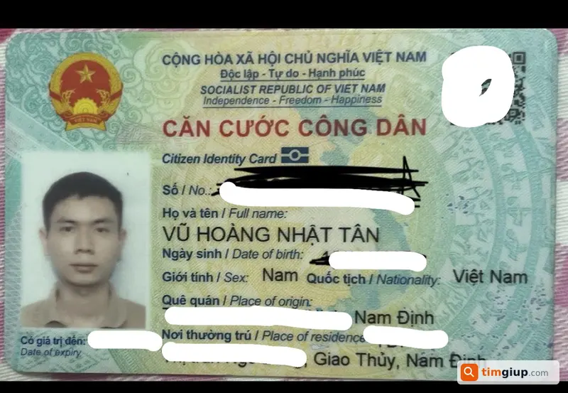 Tìm Ví Giấy Tờ Tên Vũ Hoàng Nhật Tân Tại Quận 7, Tp.hcm