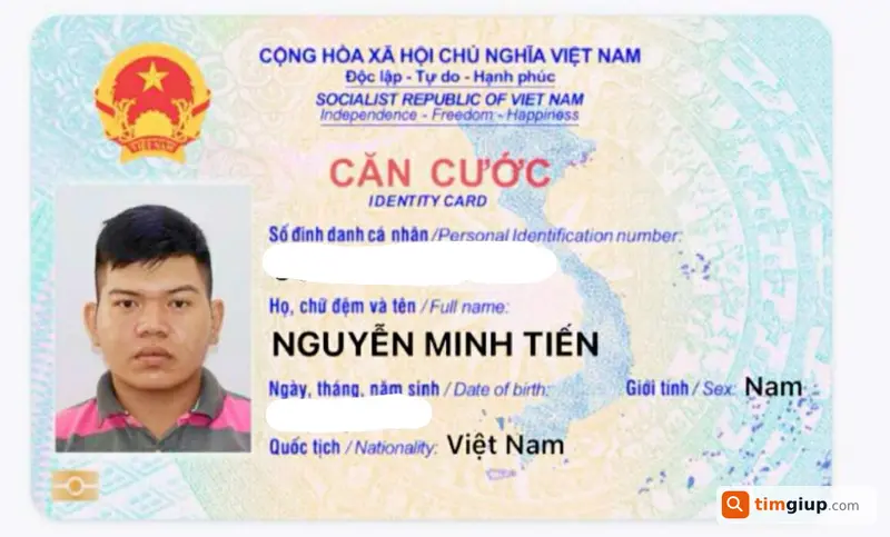 Tìm ví da nâu và giấy tờ Nguyễn Minh Tiến tại Vĩnh Long