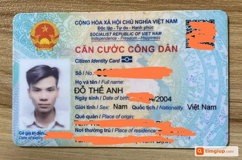 Tìm Ví Đen Có Cccd Tên Đỗ Thế Anh Rơi Tại Nam Từ Liêm