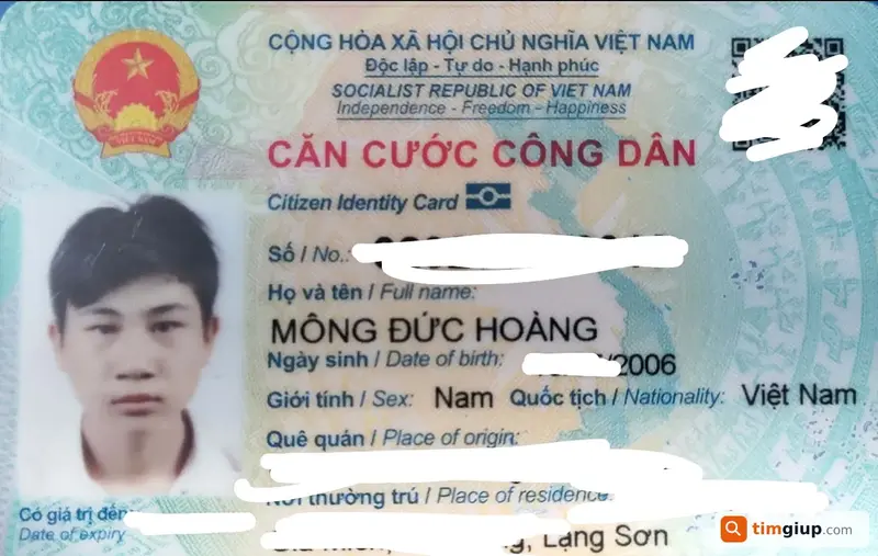 Tìm ví đánh rơi chứa giấy tờ tên Mông Đức Hoàng tại Hà Nội
