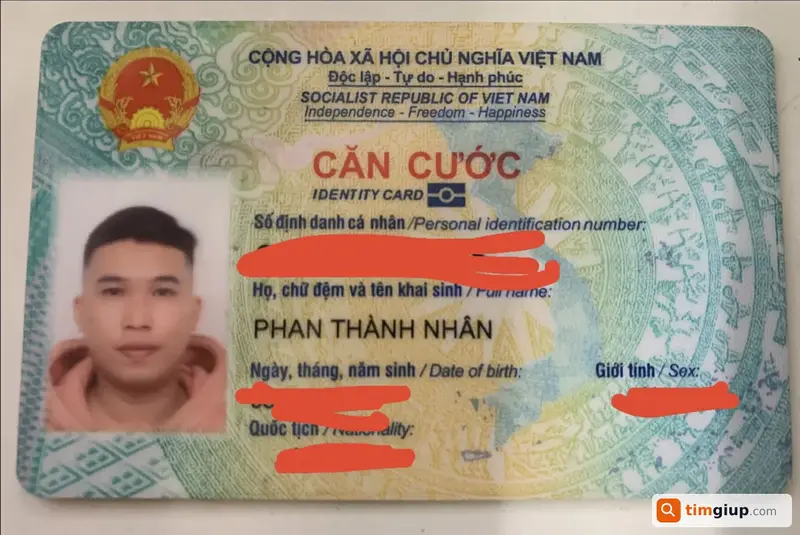 Tìm ví da màu đen mang tên Phan Thành Nhân tại Bến xe Ngã Tư Ga
