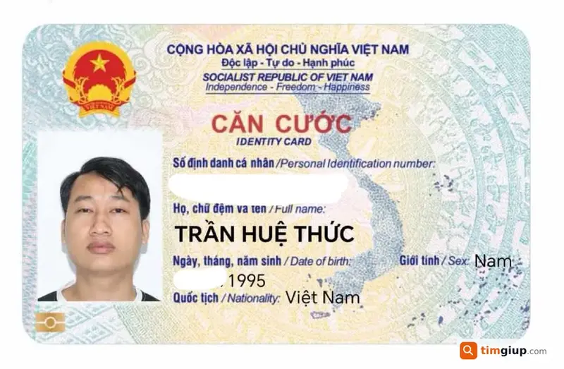 Tìm ví da bò chứa giấy tờ của anh Trần Huệ Thức tại Bình Dương