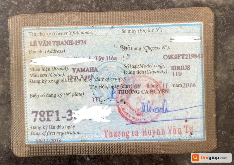 Tìm ví và giấy tờ tùy thân tên Lê Vũ Quynh và Lê Văn Thanh tại TP.HCM