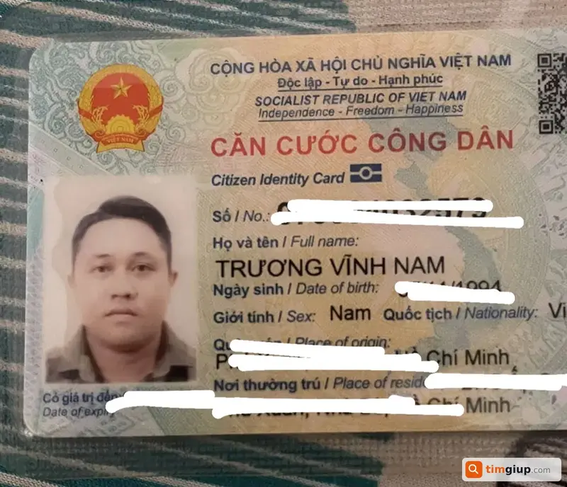 Tìm ví màu đen thất lạc tại Nhà Bè, TP. Hồ Chí Minh