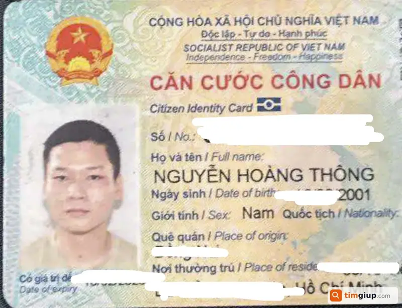 Tìm ví màu nâu tên Nguyễn Hoàng Thông tại Quận Bình Thạnh, TP.HCM