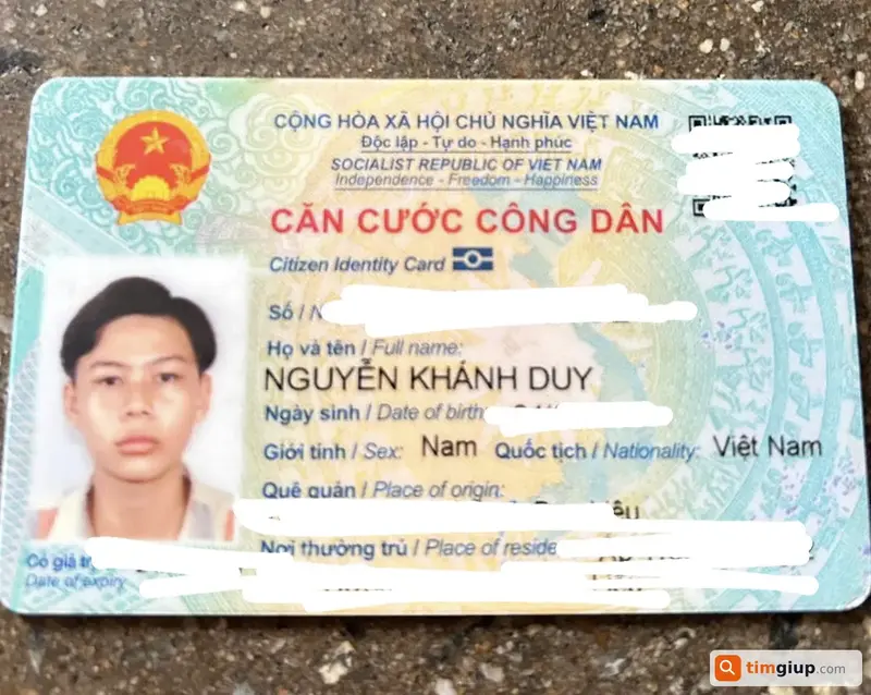 Tìm ví đánh rơi của Nguyễn Khánh Duy tại Cần Thơ