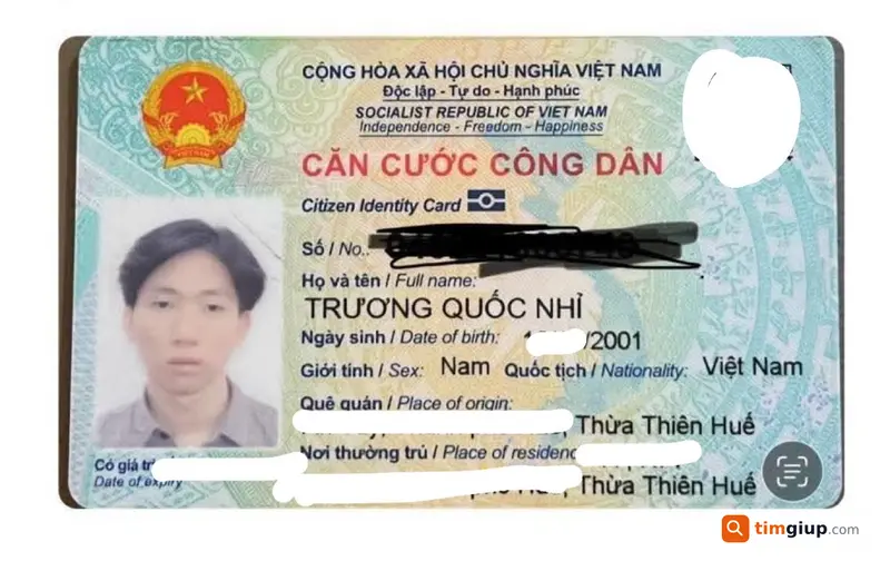 Tìm ví giấy tờ cá nhân rơi tại Bạch Đằng, Hải Châu Đà Nẵng
