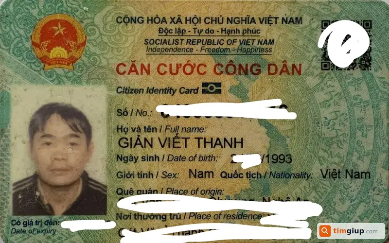 Tìm ví màu đen tên Giản Viết Thanh tại Kỳ Anh, Hà Tĩnh