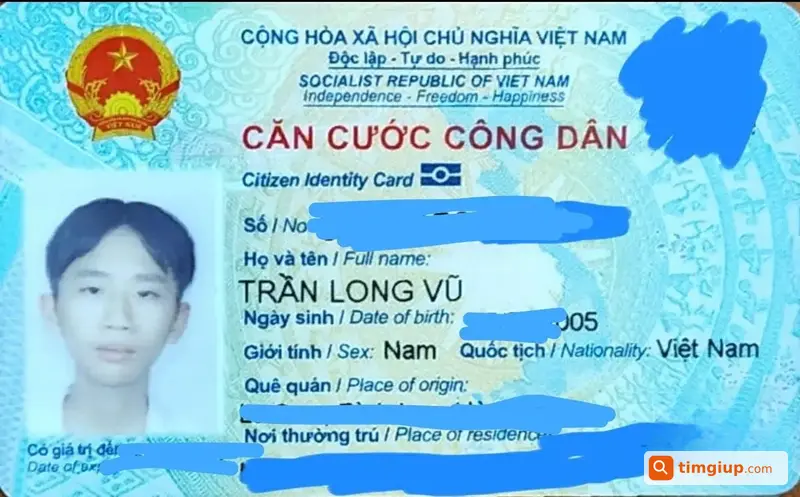 Tìm Ví Giấy Tờ Tên Trần Long Vũ Rơi Tại Đống Đa, Hà Nội