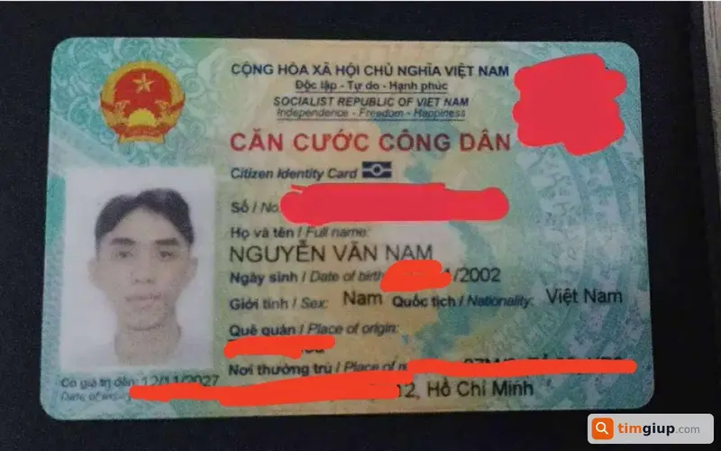 Tìm ví và giấy tờ tùy thân của anh Nguyễn Văn Nam tại TP.HCM