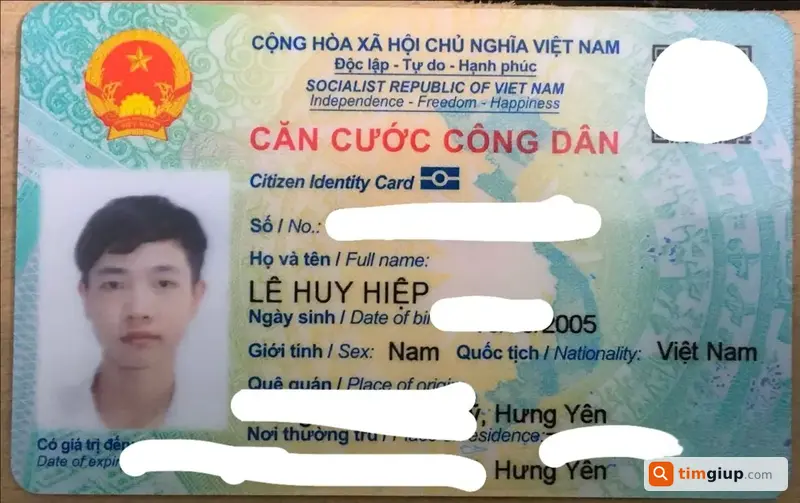 Tìm Ví Giấy Tờ Tên Lê Huy Hiệp Rơi Từ Hưng Yên Đi Hà Nội