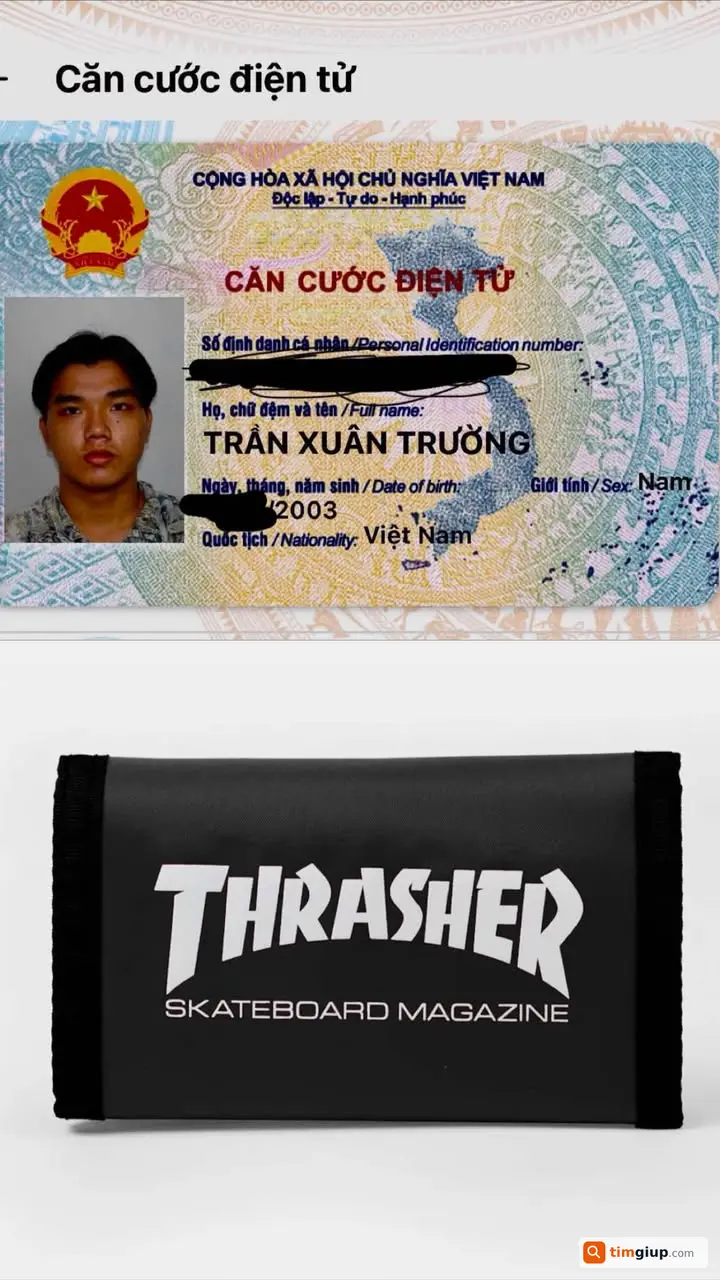 Tìm ví chứa giấy tờ tên Trần Xuân Trường rơi Q3, Bình Thạnh